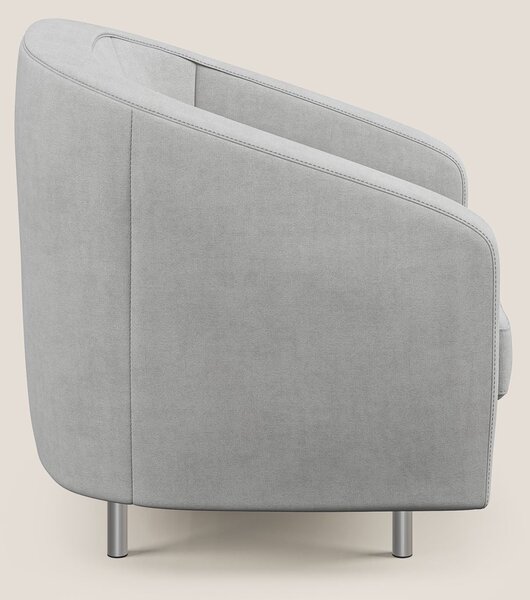 Sally Poltroncina in tessuto morbido impermeabile T02 grigio chiaro