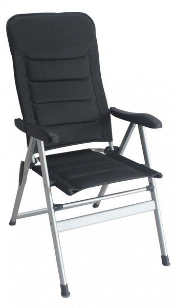 Sedia da Giardino Sardegna 76x57x118 h cm in Alluminio Grigio scuro