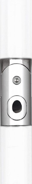 Ombrellone da Giardino 2x3 m Palo Ø38 mm Nice in Alluminio Bianco