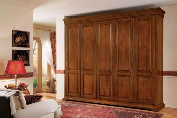 Camera da letto Armadio Armadio Legno Mobili Soggiorno Marrone Italia