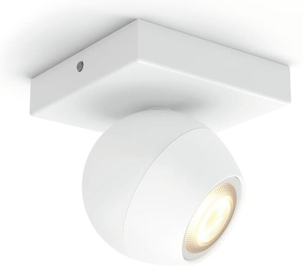 PHILIPS Hue Buckram 1-SPOT Ambiente bianco + Dimmer 929003048601
