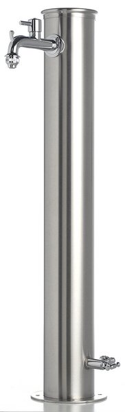 Fontana da Giardino con Doppio Rubinetto Belfer 42/ARRI Acciaio Inox
