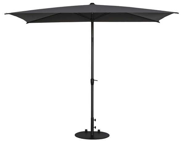 Ombrellone da Giardino 2x3 m Palo Ø38 mm Lyon Grigio Scuro