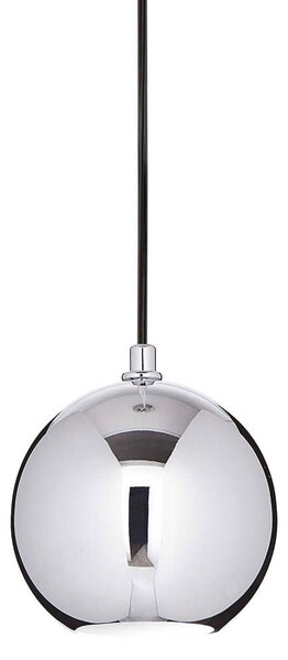 Lampada a Sospensione Sferica Ø15 cm 28W GU10 in Metallo Ideal Lux Cromo