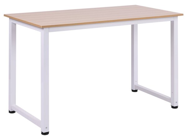 Scrivania da Ufficio 120x60 cm in Metallo Natural Bianca