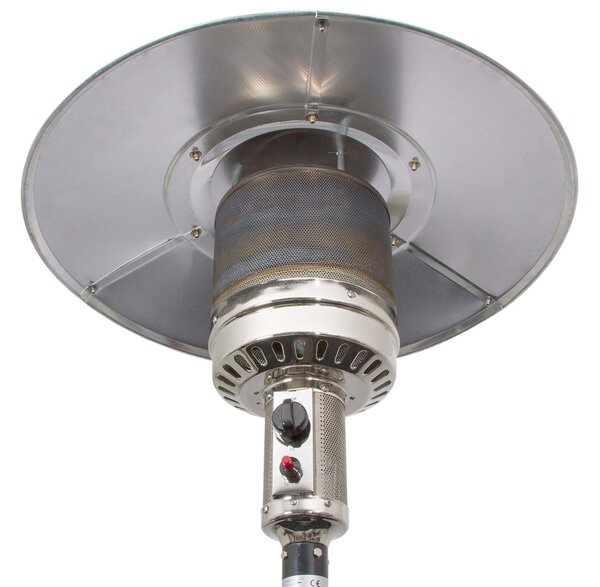Stufa a Fungo Gas Gpl da Esterno 13,5kW Qlima PGU2013 Nera