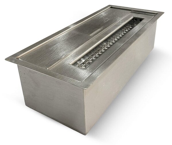 Bruciatore a Bioetanolo per Camini 1,5L 28x12,5x8,5 cm in Acciaio