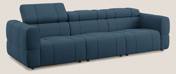 Giotto Divano modulare a 3 sedute con opzione relax elettrico in micro