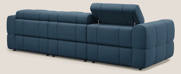 Giotto Divano modulare a 3 sedute con opzione relax elettrico in micro