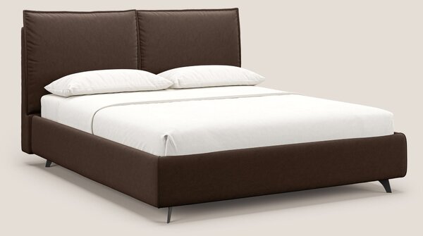 Nives letto imbottito contenitore sfoderabile in microfibra velluto im