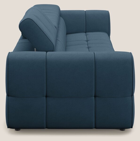 Giotto Divano modulare a 3 sedute con opzione relax elettrico in micro