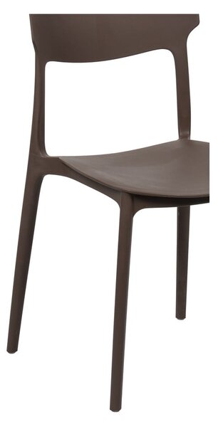 Sedia da esterno marrone in plastica Biá – Bonami Essentials
