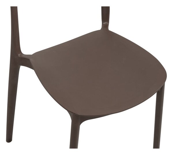 Sedia da esterno marrone in plastica Biá – Bonami Essentials