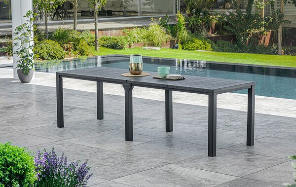 Tavolo Doppio da Giardino 295x90x74,5 cm in Resina Keter Kulie Double Antracite