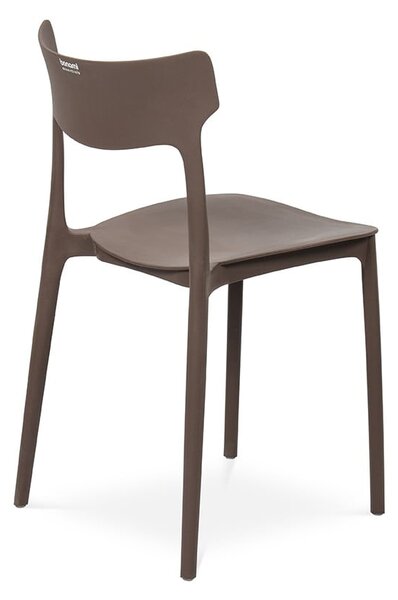 Sedia da esterno marrone in plastica Biá – Bonami Essentials