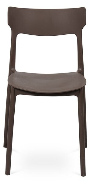Sedia da esterno marrone in plastica Biá – Bonami Essentials