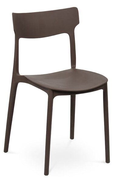 Sedia da esterno marrone in plastica Biá – Bonami Essentials