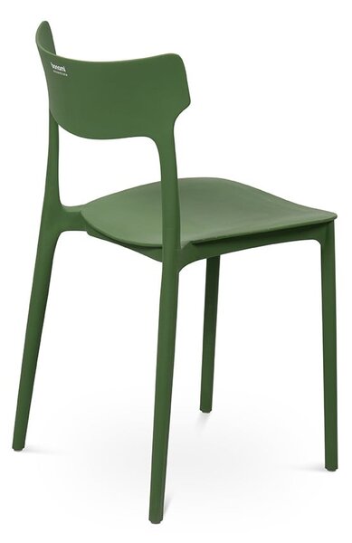 Sedia da esterno verde in plastica Biá – Bonami Essentials