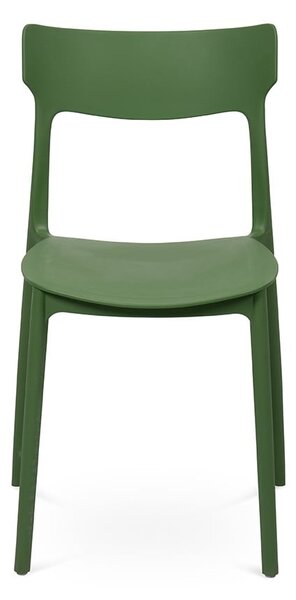 Sedia da esterno verde in plastica Biá – Bonami Essentials
