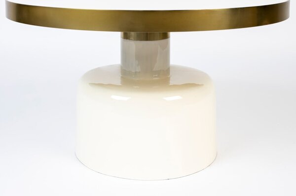 Tavolino rotondo in metallo ø 60 cm Glam – Zuiver