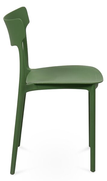 Sedia da esterno verde in plastica Biá – Bonami Essentials