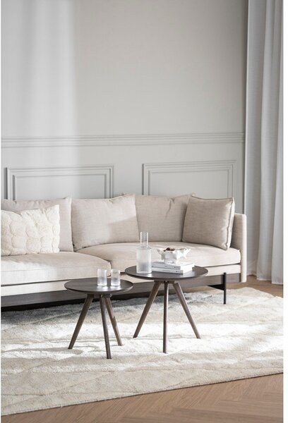 Tavolino rotondo con piano in rovere ø 50 cm Yumi - Rowico