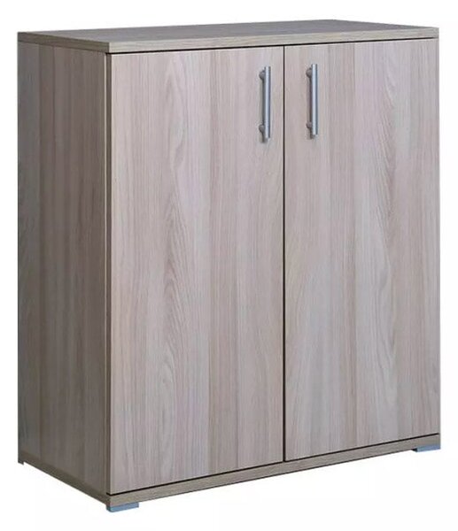 Armadietto Multiuso 2 Ante 72,3x36x81 cm in Truciolare Nobilitato Olmo