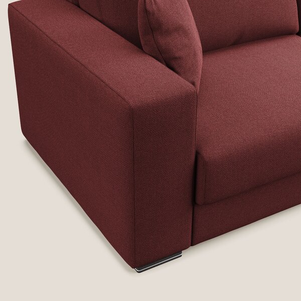 Marte divano in tessuto smacchiabile impermeabile T08 rosso