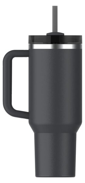 Borraccia termica nera in acciaio inox 1,18 l Quencher H2.0 FlowState Tumbler Black – Stanley