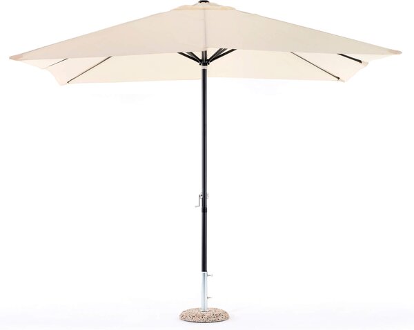 Ombrellone da Giardino 3x2 m Palo Ø38 mm in Alluminio e Poliestere Garden Ecrù