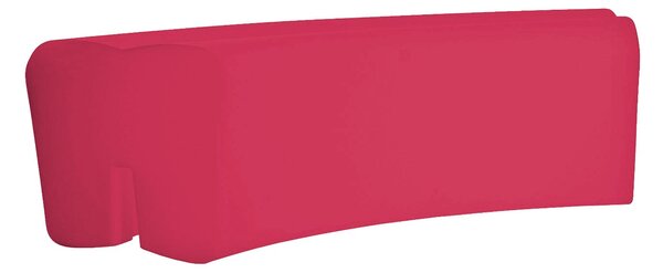 Panca da Esterno Seduta Modulare 120x50 cm in Resina Arkema Althea Cherry