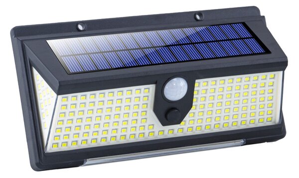 Lampada LED Bianchi da Parete con Pannello Solare e Sensore di Movimento