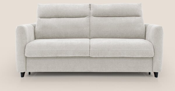 Peonia divano letto scandinavo con materasso H18 cm e morbido e alto s