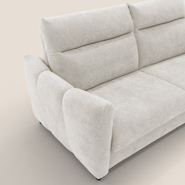 Peonia divano letto scandinavo con materasso H18 cm e morbido e alto s