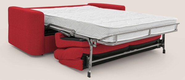 Cupido Divano letto materasso H18 cm e schienale alto in tessuto imper