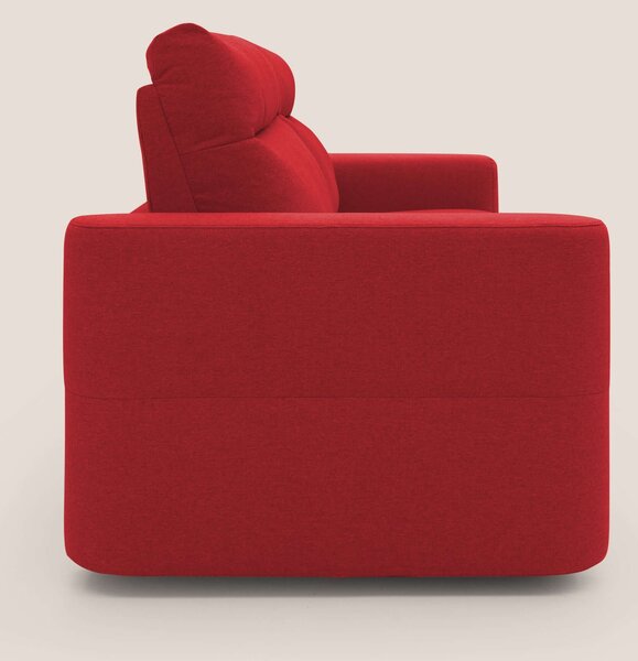 Cupido Divano letto materasso H18 cm e schienale alto in tessuto imper