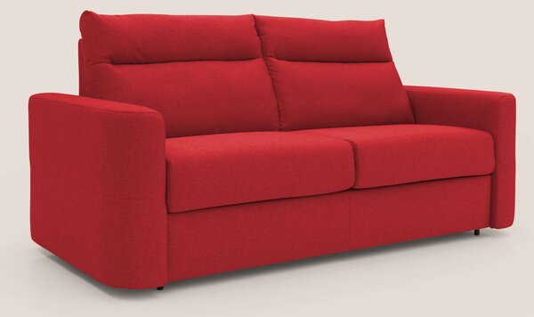 Cupido Divano letto materasso H18 cm e schienale alto in tessuto imper
