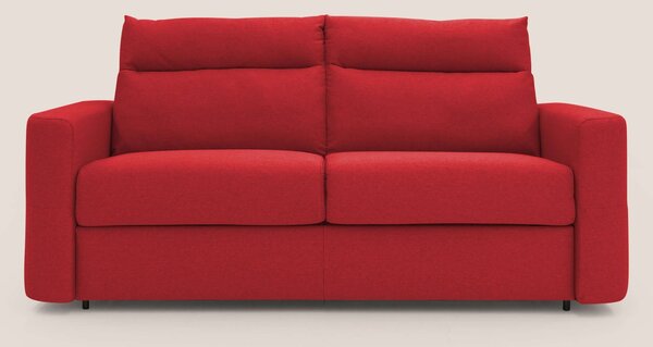 Cupido Divano letto materasso H18 cm e schienale alto in tessuto imper