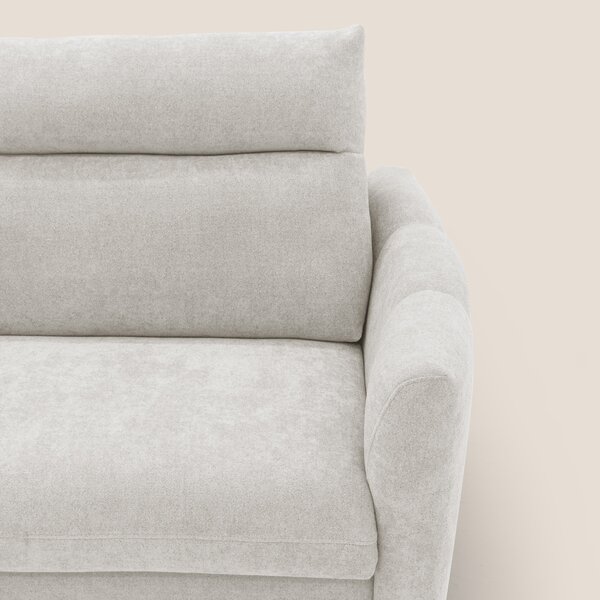 Peonia divano letto scandinavo con materasso H18 cm e morbido e alto s