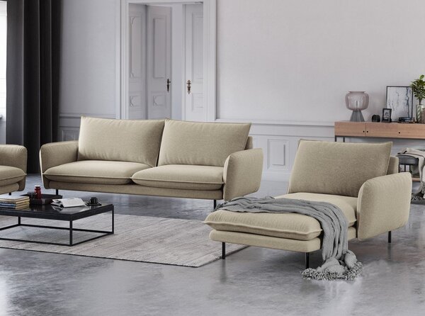 Poltrona beige, angolo destro Vienna - Cosmopolitan Design