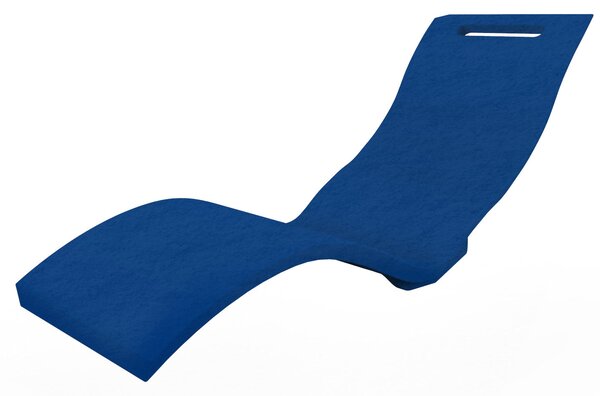 Lettino Chaise Longue da Esterno Giardino Seduta a Terra Arkema Serendipity Blu