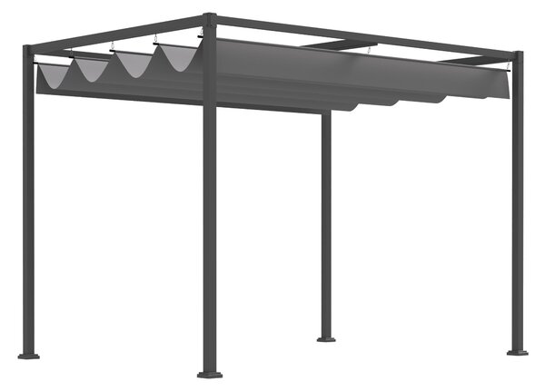 Pergola da Giardino 298x213x222 cm Telo Scorrevole Hype