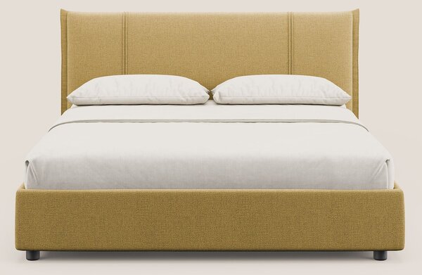 Alicia letto imbottito con vano contenitore in tessuto impermeabile T1