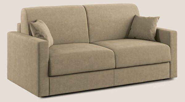 Chris Divano letto in microfibra smacchiabile T11 beige