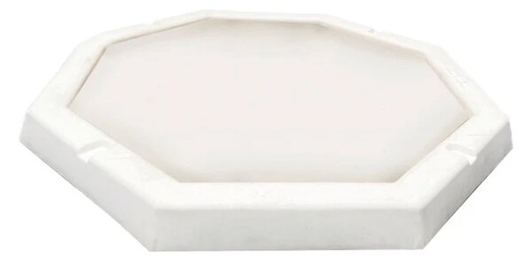 Piatto Doccia Ottagonale da Esterno Giardino 80 cm Arkema Bianco