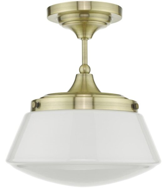 Där Lighting CAD0175 -Plafoniera da bagno CADEN 1xE27/60W/230V IP44 ottone