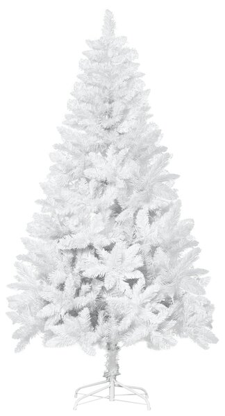 Albero di Natale Artificiale 180 cm 550 Rami in PVC Bianco