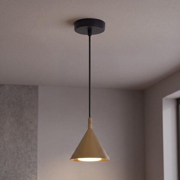 Brilagi - Lampadario a cavo CONE SINGLE 1xGX53/15W/230V oro