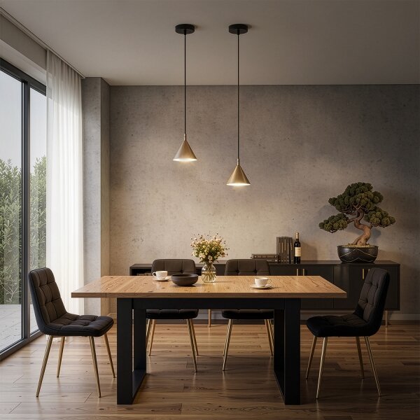 Brilagi - Lampadario a cavo CONE SINGLE 1xGX53/15W/230V oro