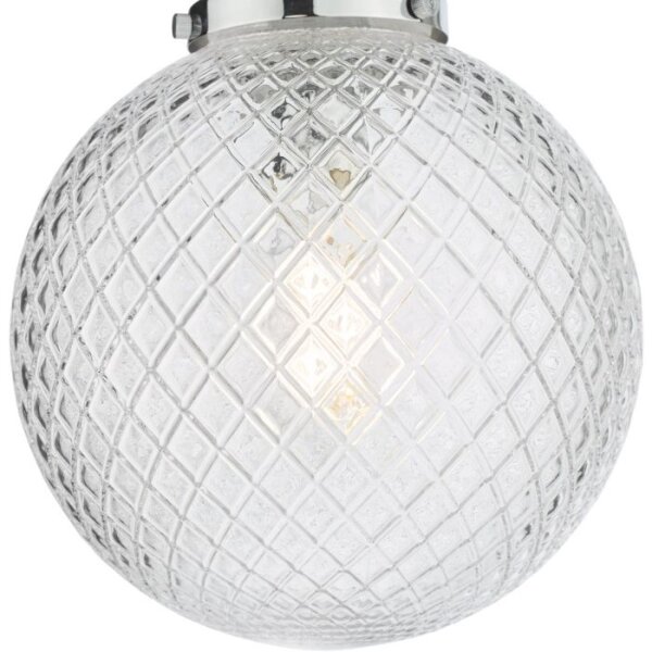 Där Lighting WAY0150 - Plafoniera da bagno WAYNE 1xE27/40W/230V cromo